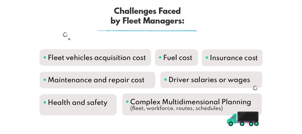 Challanges faced by fleet managers