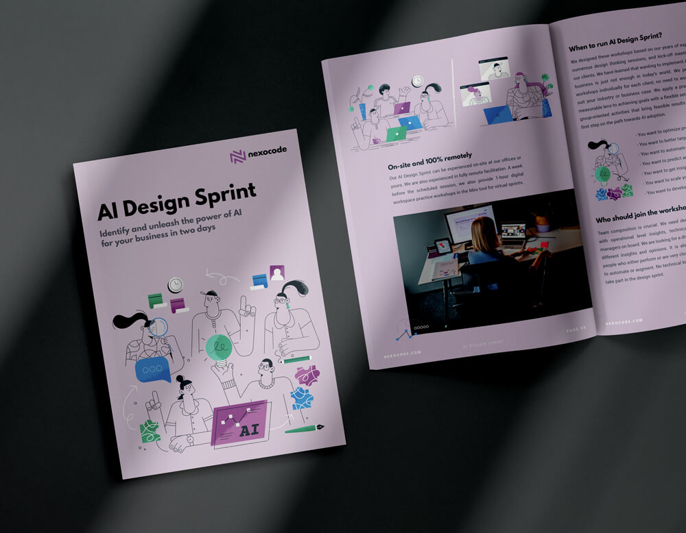 Get your booklet on AI Design Sprints